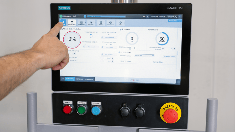 lipstick molding machine interface