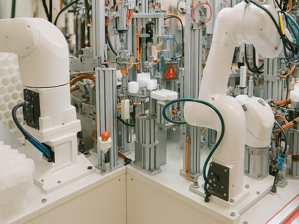 Déchargement de plateaux pour les lignes d'emballage